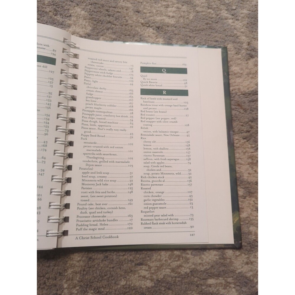Thyme And Tradition A Christ School Cookbook Arden, NC‎ 2001 Spiral Hardcover - Picture 15 of 16